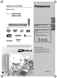 Priručnik Panasonic DMR-EH58 DVD reproduktor