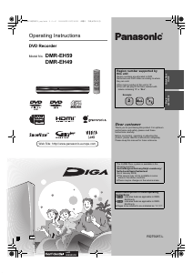 Manual Panasonic DMR-EH59 DVD Player