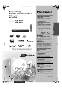 Bruksanvisning Panasonic DMR-EH59 DVD spelare
