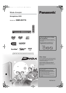 Mode d’emploi Panasonic DMR-EH770 Lecteur DVD