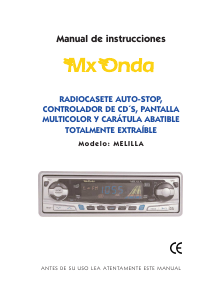 Manual de uso MX Onda Melilla Radio para coche