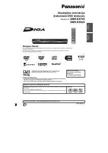 Vadovas Panasonic DMR-EX645 DVD leistuvas