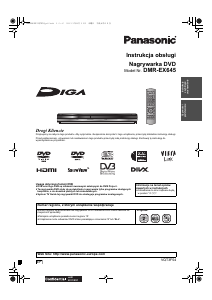 Instrukcja Panasonic DMR-EX645EP Odtwarzacz DVD