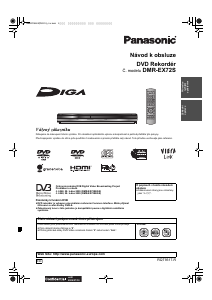 Manuál Panasonic DMR-EX72S Přehrávač DVD