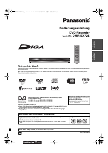 Bedienungsanleitung Panasonic DMR-EX72S DVD-player