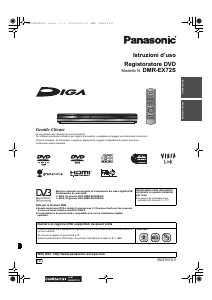 Manuale Panasonic DMR-EX72S Lettore DVD