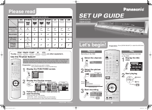 Manual Panasonic DMR-EX75 DVD Player