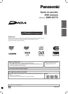 Priručnik Panasonic DMR-EX77 DVD reproduktor