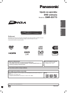 Priručnik Panasonic DMR-EX773 DVD reproduktor