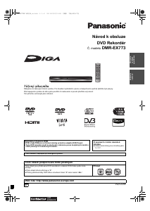 Manuál Panasonic DMR-EX773 Přehrávač DVD