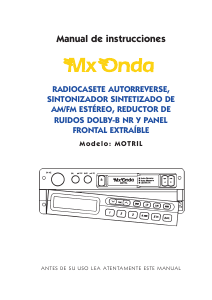 Manual de uso MX Onda Motril Radio para coche