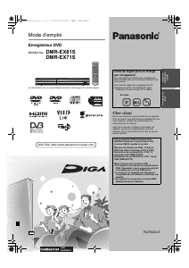 Mode d’emploi Panasonic DMR-EX81S Lecteur DVD