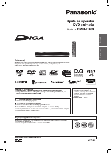 Priručnik Panasonic DMR-EX83 DVD reproduktor