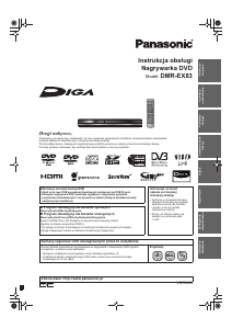Instrukcja Panasonic DMR-EX83 Odtwarzacz DVD