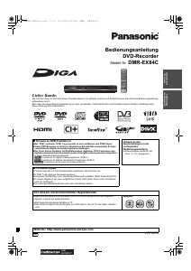 Manuale Panasonic DMR-EX84CEG Lettore DVD