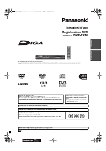 Manuale Panasonic DMR-EX86EC Lettore DVD