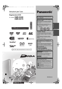 Manuale Panasonic DMR-EX89 Lettore DVD