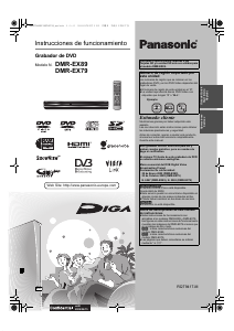 Manual de uso Panasonic DMR-EX89 Reproductor DVD