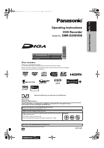 Manual Panasonic DMR-EX99V DVD Player
