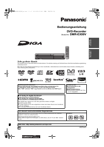 Bedienungsanleitung Panasonic DMR-EX99V DVD-player