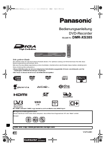 Bedienungsanleitung Panasonic DMR-XS385 DVD-player