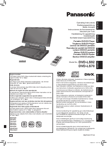 Manual de uso Panasonic DVD-LS70 Reproductor DVD