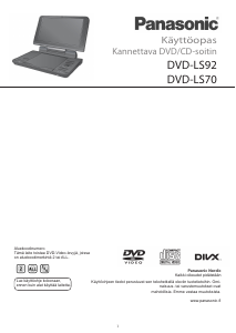 Käyttöohje Panasonic DVD-LS70 DVD-soitin