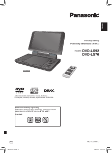 Instrukcja Panasonic DVD-LS70 Odtwarzacz DVD