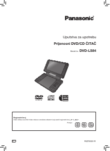 Priručnik Panasonic DVD-LS84 DVD reproduktor