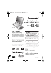 Handleiding Panasonic DVD-LS90 DVD speler