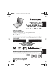 Mode d’emploi Panasonic DVD-LS91 Lecteur DVD