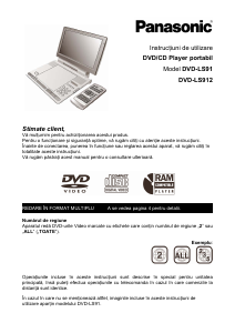 Manual Panasonic DVD-LS912 DVD player