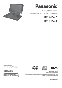 Käyttöohje Panasonic DVD-LS92 DVD-soitin