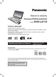 Návod Panasonic DVD-LX110 DVD prehrávač