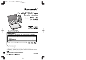 Manual Panasonic DVD-PS3 DVD Player