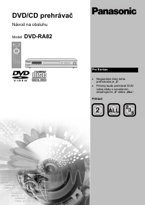 Návod Panasonic DVD-RA82 DVD prehrávač