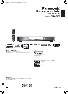 Priručnik Panasonic DVD-S1 DVD reproduktor