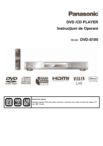 Manual Panasonic DVD-S100 DVD player