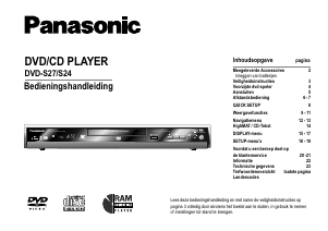 Handleiding Panasonic DVD-S24EG DVD speler