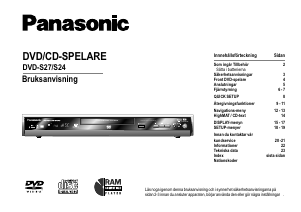 Bruksanvisning Panasonic DVD-S24EG DVD spelare