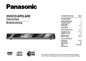 Bruksanvisning Panasonic DVD-S27EG DVD spelare