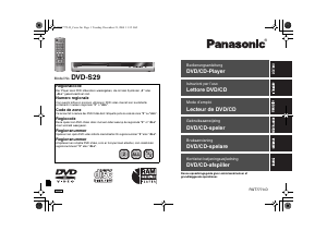 Manuale Panasonic DVD-S29E Lettore DVD