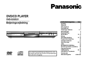 Brugsanvisning Panasonic DVD-S31 DVD afspiller