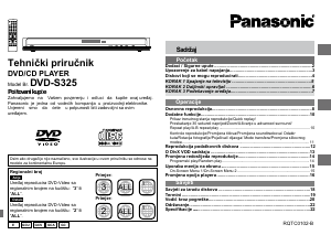 Priručnik Panasonic DVD-S325 DVD reproduktor