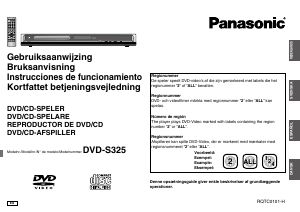 Bruksanvisning Panasonic DVD-S325 DVD spelare