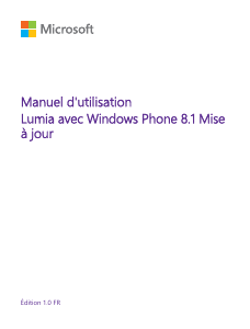 Mode d’emploi Microsoft Lumia 535 Téléphone portable