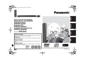 Manual de uso Panasonic DVD-S33 Reproductor DVD