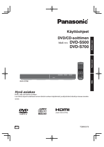 Käyttöohje Panasonic DVD-S500EG DVD-soitin