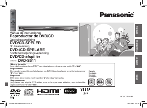 Manual de uso Panasonic DVD-S511 Reproductor DVD