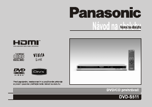 Návod Panasonic DVD-S511 DVD prehrávač